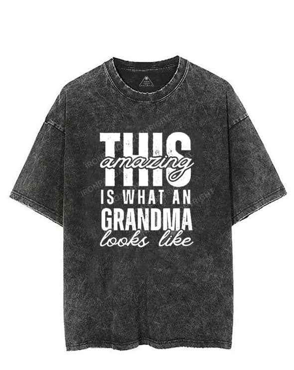 This is What an Amazing Grandma Looks Like VINTAGE GYM SHIRT