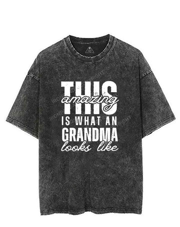 This is What an Amazing Grandma Looks Like VINTAGE GYM SHIRT