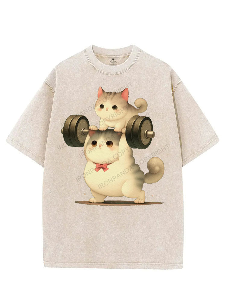 MAMA CAT POWER VINTAGE GYM SHIRT