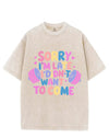 SORRY I'M LATE I DIDN'T WANT TO COME VINTAGE GYM SHIRT