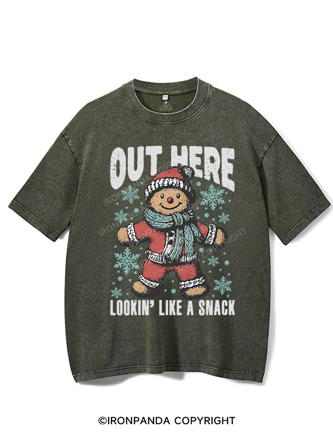 OUT HERE LOOKIN' LIKE A SNACK VINTAGE GYM SHIRT