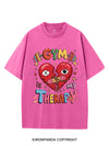 GYM IS MY THERAPY VINTAGE GYM SHIRT