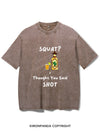 SQUATS? I THOUGHT YOU SAID SHOT VINTAGE GYM SHIRT