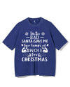 I'M SO BAD SANTA GAVE ME TWO LUMPS SWOLE VINTAGE GYM SHIRT