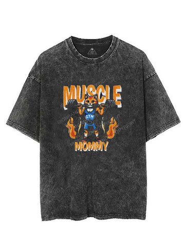 Muscle Mom  VINTAGE GYM SHIRT