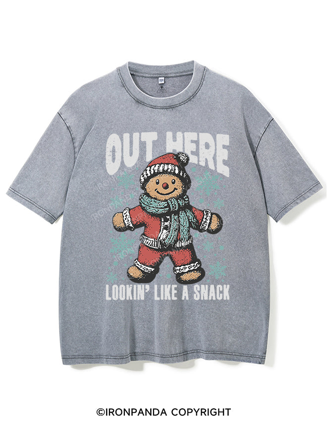 OUT HERE LOOKIN' LIKE A SNACK VINTAGE GYM SHIRT