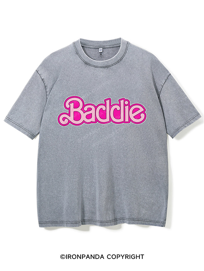 Baddie Vintage Gym Shirt