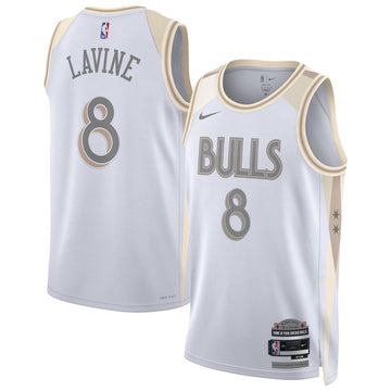 Unisex Chicago Bulls Zach LaVine White 2024/25 Swingman Player Jersey - City Edition