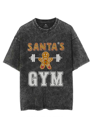 Santa's Gym VINTAGE GYM SHIRT