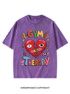 GYM IS MY THERAPY VINTAGE GYM SHIRT