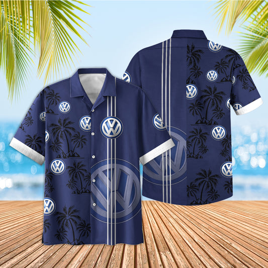 Volkswagen Car Lover Hawaiian AOP Printed