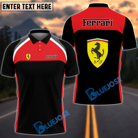 Ferrari All Car Signature Shades Polo Shirt