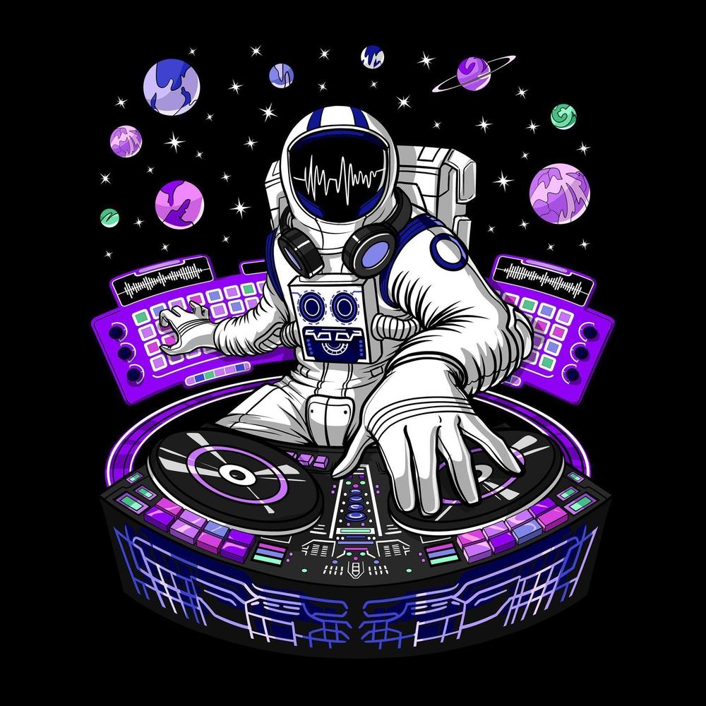 Astronaut DJ T-Shirt