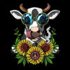 Cow Hippie Stoner T-Shirt