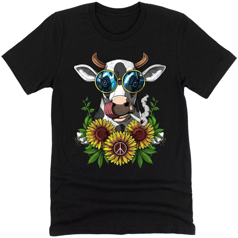Cow Hippie Stoner T-Shirt