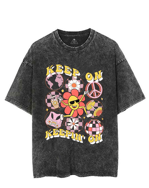 KEEP ON KEEPIN' ON VINTAGE GYM SHIRT