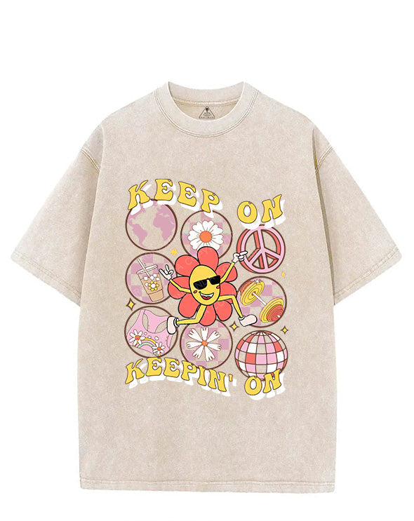 KEEP ON KEEPIN' ON VINTAGE GYM SHIRT