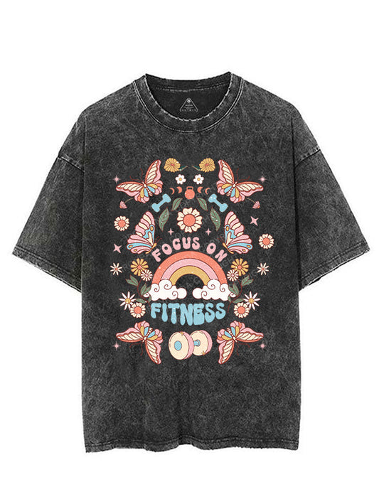 FOCUS ON FITNESS VINTAGE GYM SHIRT