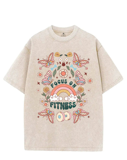 FOCUS ON FITNESS VINTAGE GYM SHIRT