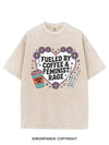 FUELED BY COFFEE & FEMINIST RAGE VINTAGE GYM SHIRT