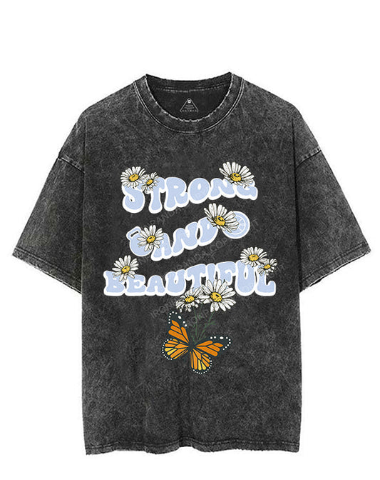 STRONG AND BEAUTIFUL VINTAGE GYM SHIRT