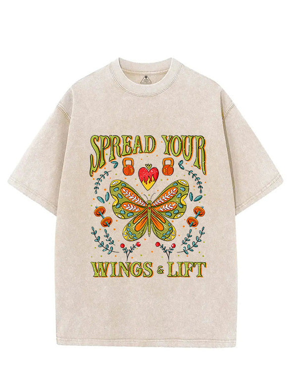 SPREAD YOUR WINGS AND LIFT VINTAGE GYM SHIRT