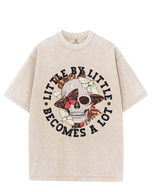 LITTLE BY LITTLE BECOMES A LOT VINTAGE GYM SHIRT