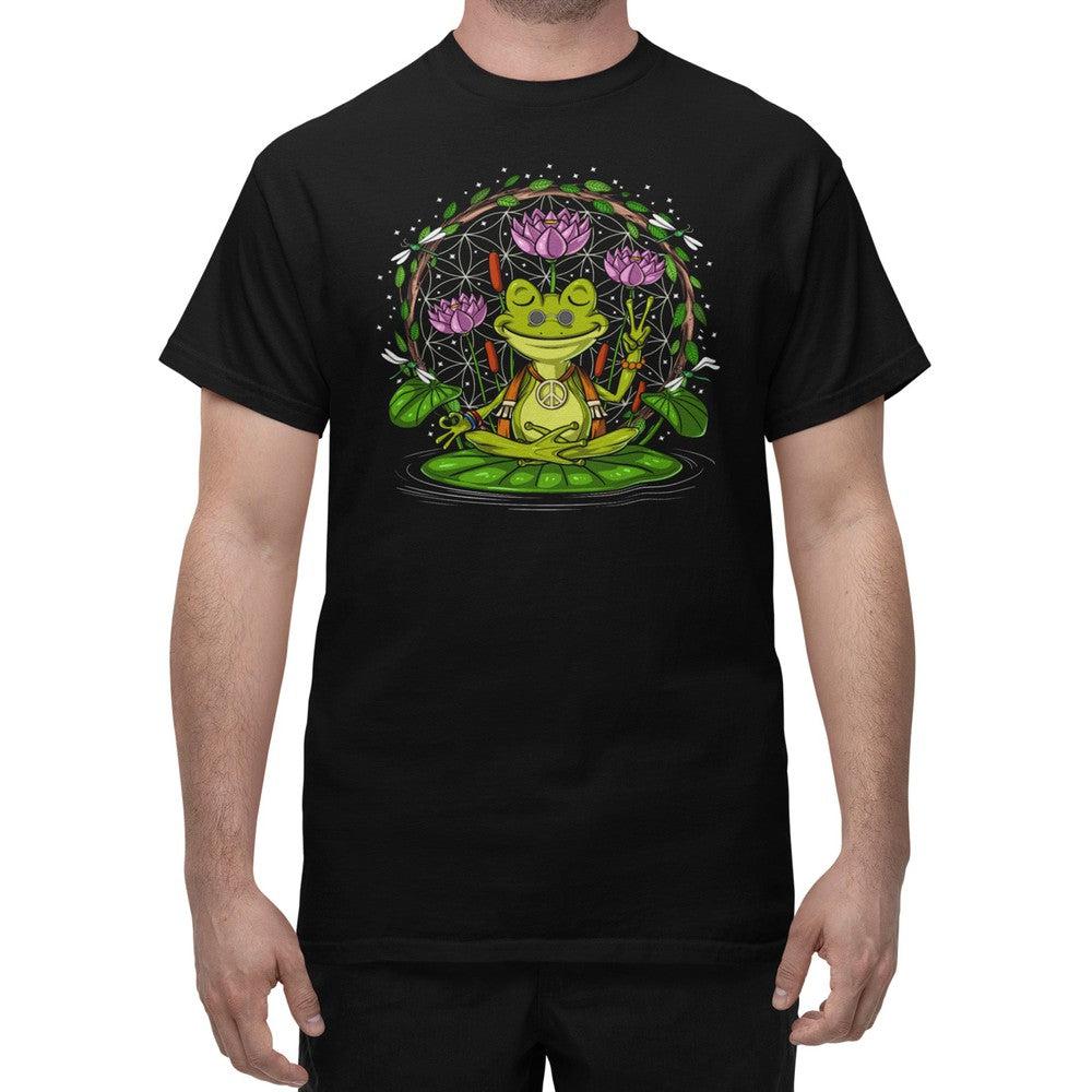 Frog Hippie Meditation T-Shirt