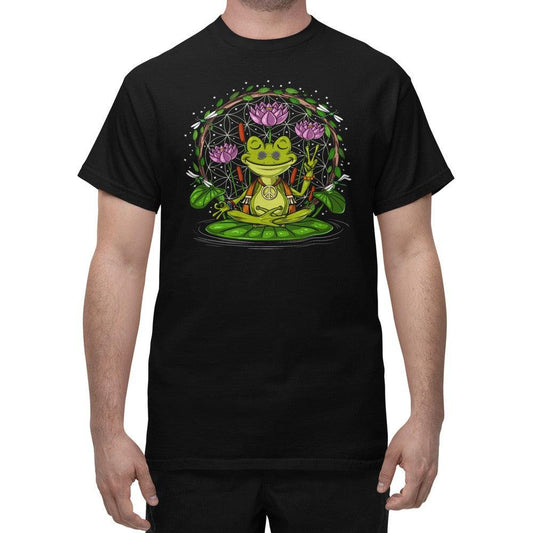 Frog Hippie Meditation T-Shirt