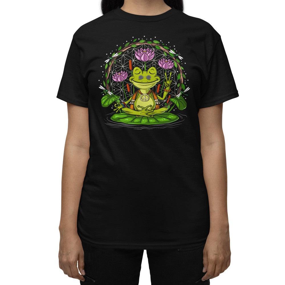 Frog Hippie Meditation T-Shirt