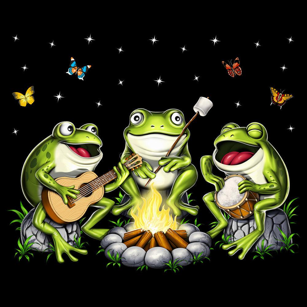 Frogs Camping T-Shirt