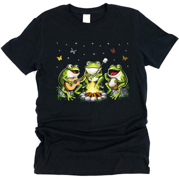 Frogs Camping T-Shirt