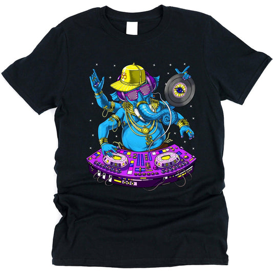 Ganesha Psytrance DJ T-Shirt