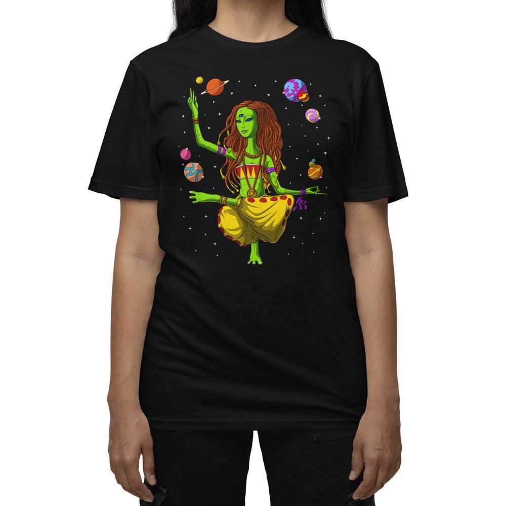 Hippie Alien Yoga T-Shirt
