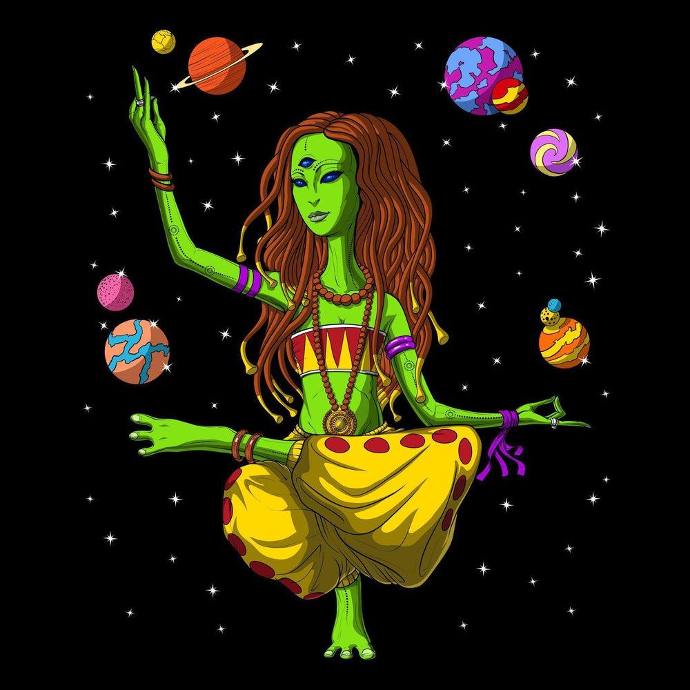 Hippie Alien Yoga T-Shirt