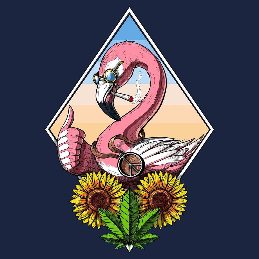 Hippie Flamingo T-Shirt