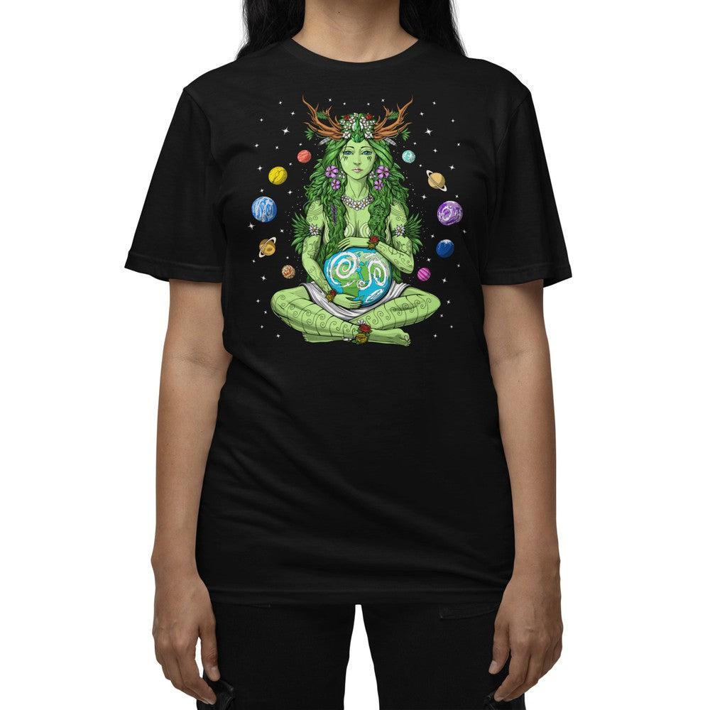Hippie Goddess Gaia T-Shirt
