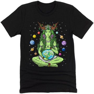 Hippie Goddess Gaia T-Shirt