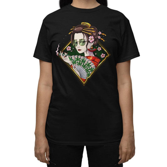 Japanese Geisha Stoner T-Shirt