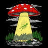 Mushroom Alien Abduction T-Shirt