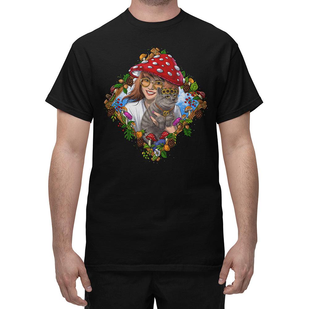 Mushroom Cat T-Shirt