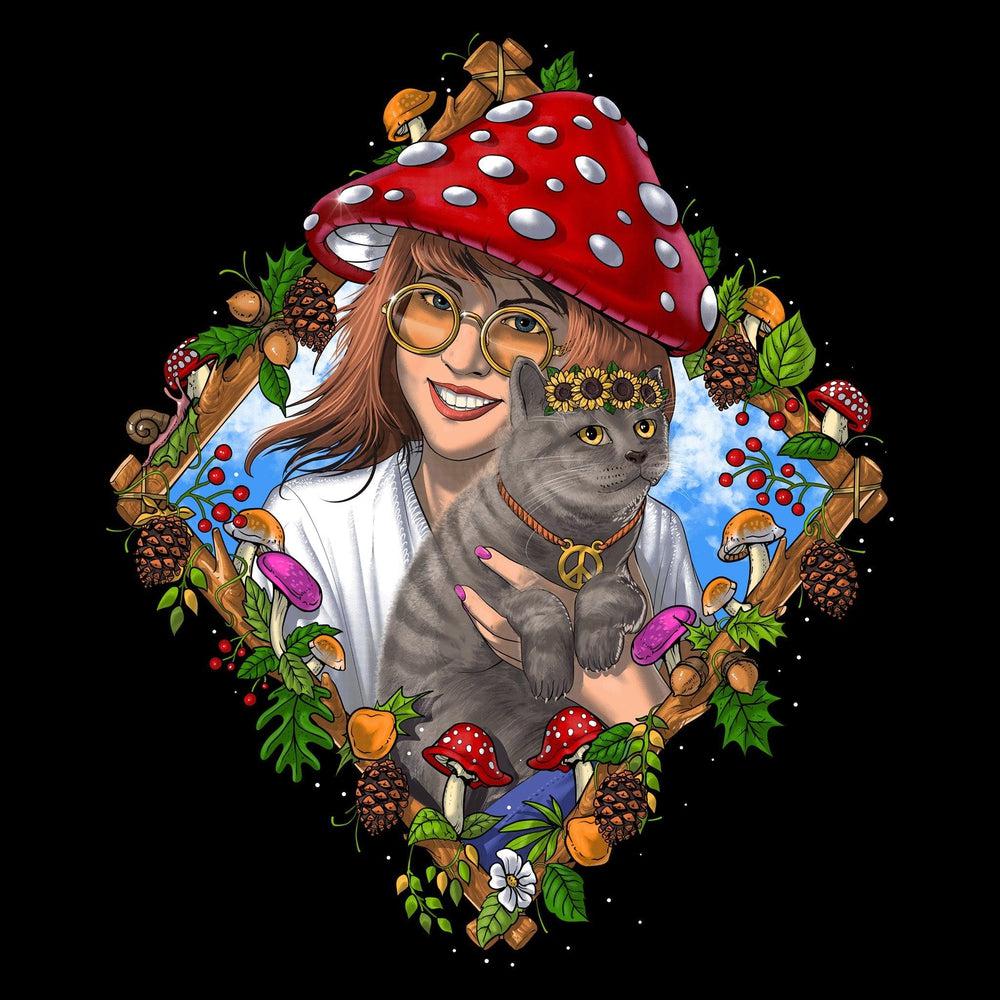 Mushroom Cat T-Shirt