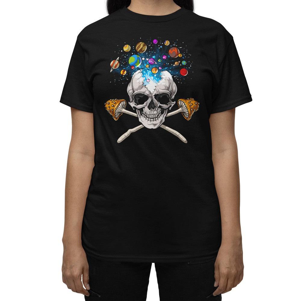 Mushrooms Skull T-Shirt