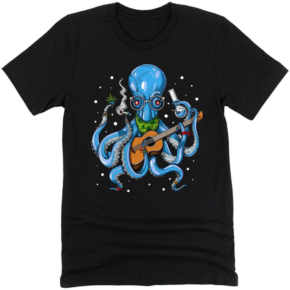 Octopus Hippie Stoner T-Shirt