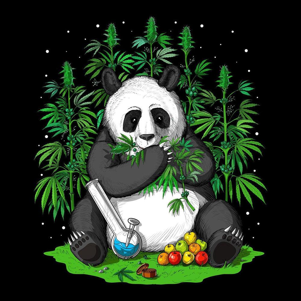 Panda Bear Stoner T-Shirt