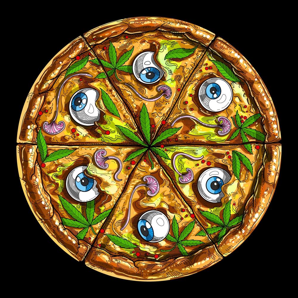 Psychedelic Pizza T-Shirt