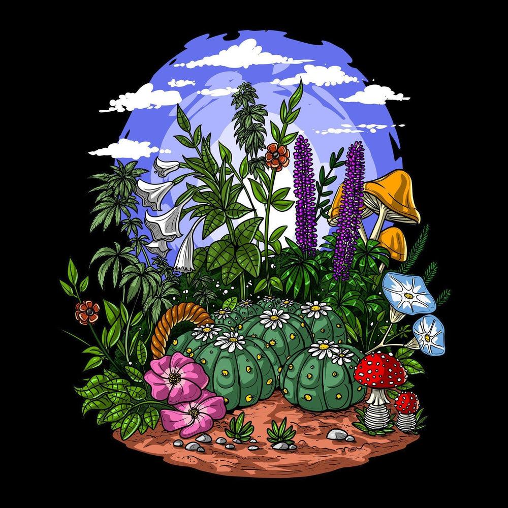 Psychoactive Plants Garden T-Shirt