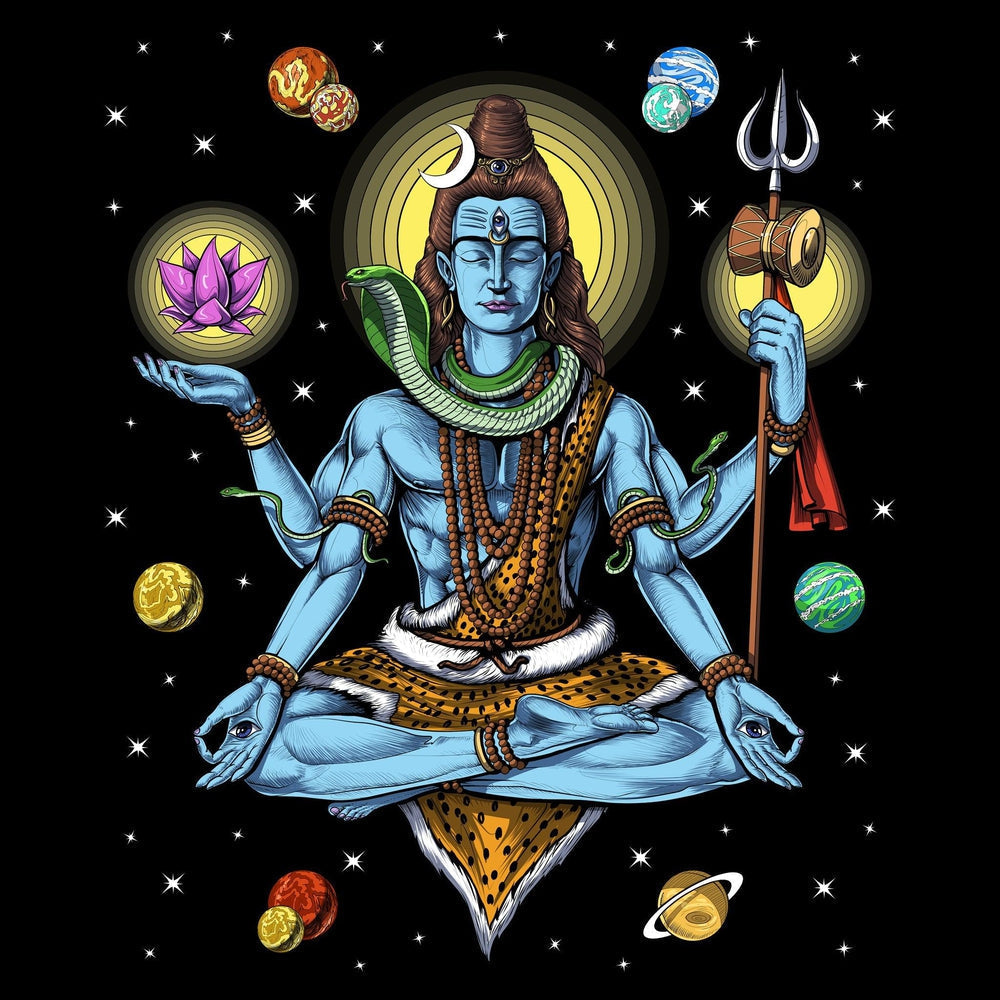 Shiva Cosmic Meditation T-Shirt