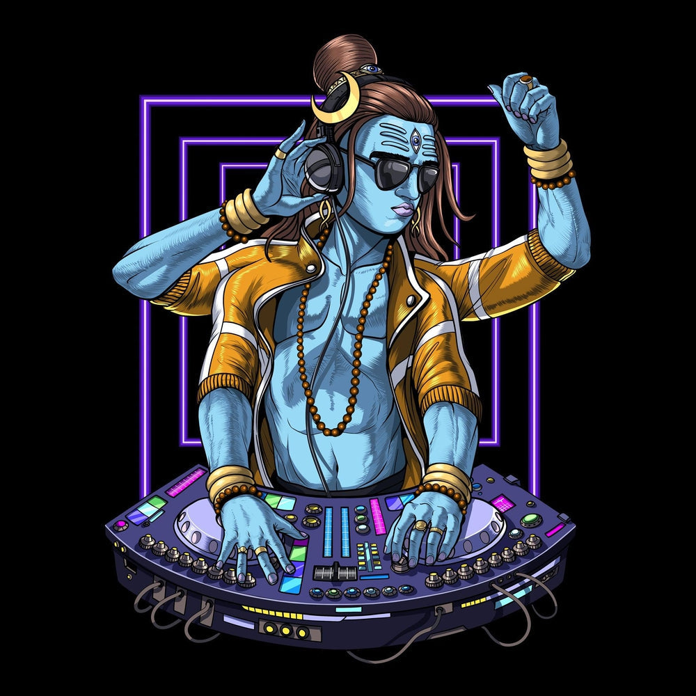 Shiva Psytrance DJ T-Shirt