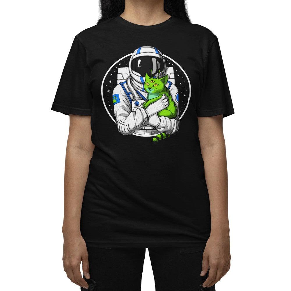 Space Alien Cat T-Shirt